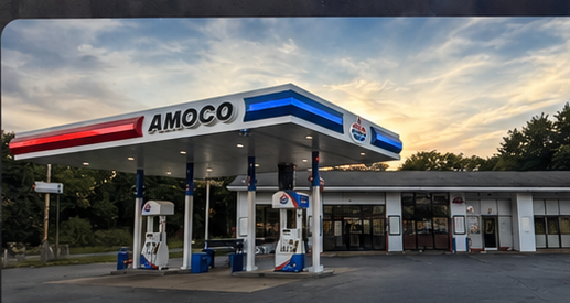 Amoco gas station canopy conversion project